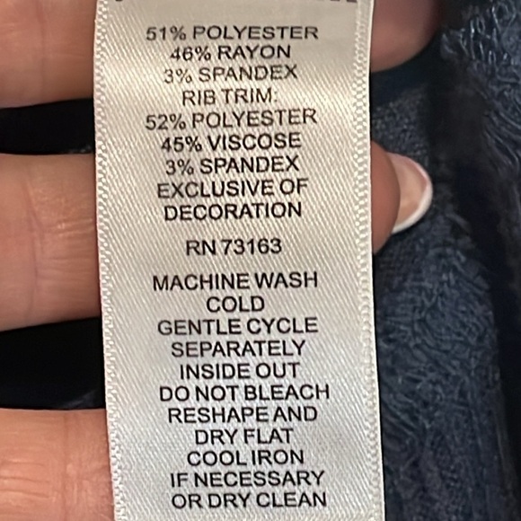 ANTHROPOLOGIE CUPIO BLUSH CUTOUT NECK SWEATER THUNDERCLOUD SIZE MEDIUM - Picture 7 of 10